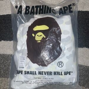 Designer Bape Hoodie (White)